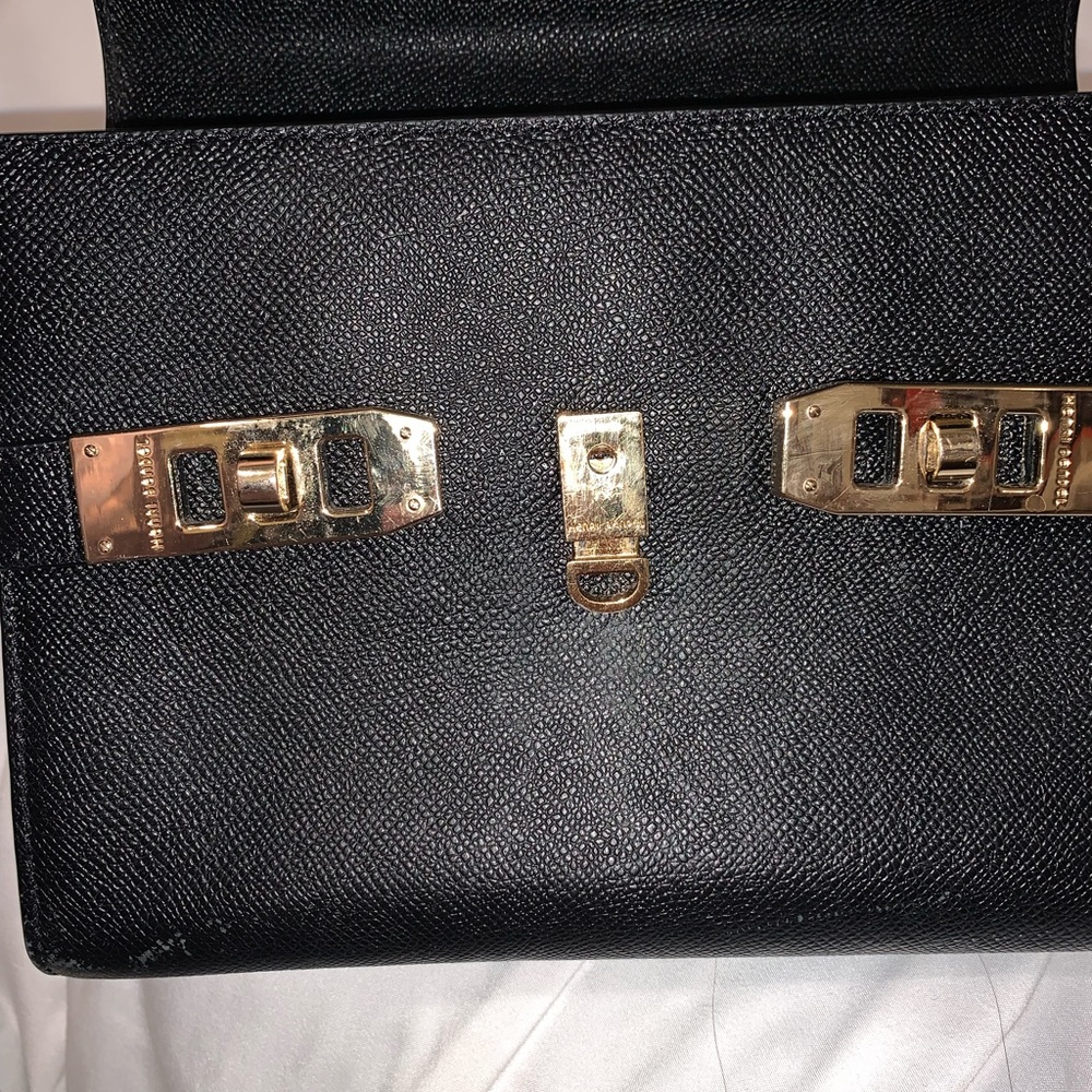 FIRM HENRI BENDEL BLACK SATCHEL - Picture 13 of 13